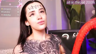 evarabbit tattoo live webcam show