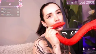 evarabbit tattoo live webcam show
