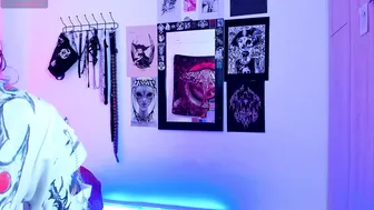 glitch_doll goth naked