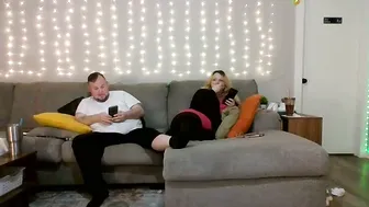 Victoriaandjesse crazygoal posing on webcam