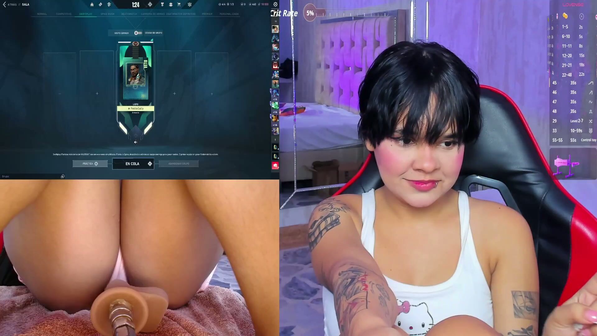 Petitesally_ posing on cam - 10/16/2025