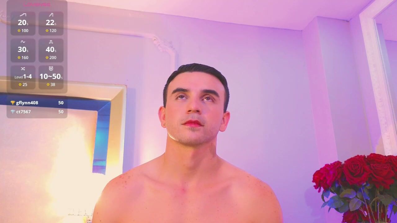 Roman_chase amateur cam show cam video