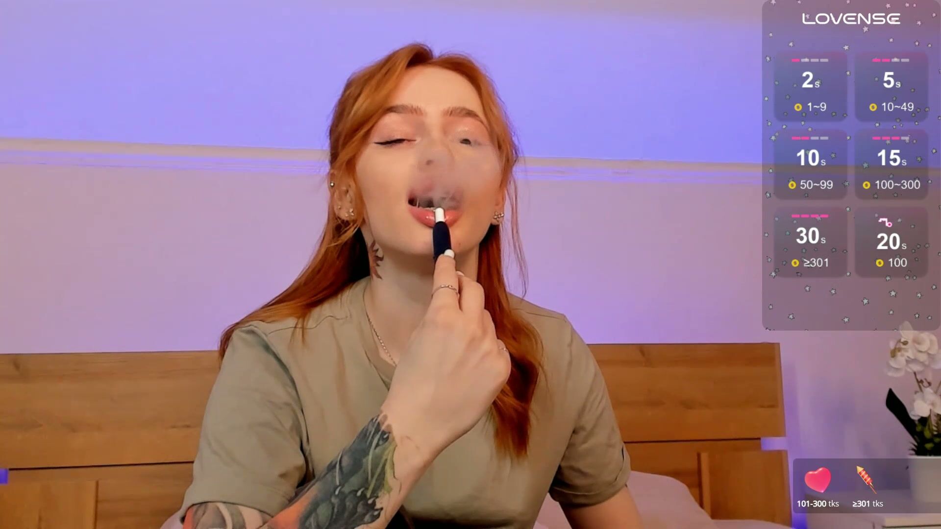 Miss_redfox tattoo free porn video