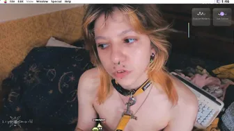 Kryptosworld hairy on webcam