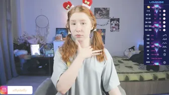 callmeeffy redhead posing on webcam