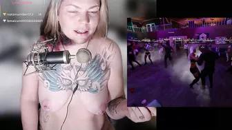 Theybae pierced posing on webcam