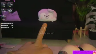 Calypso_and_ge1 anal posing on webcam