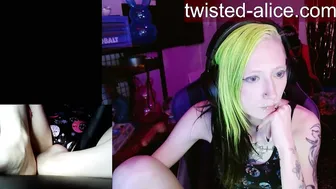Alicewonder52 goth on cam