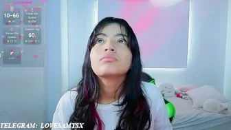Helia_n_amy posing on webcam on cam