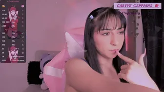 Gabyye_capprins saliva cam video